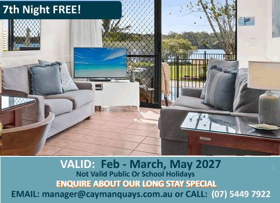 Noosaville Sepcials on Apartments